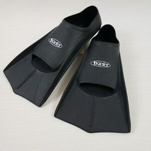 Kiefer Swimming Flippers Short Fins Black Outdoor Water Sport Womens 5-6